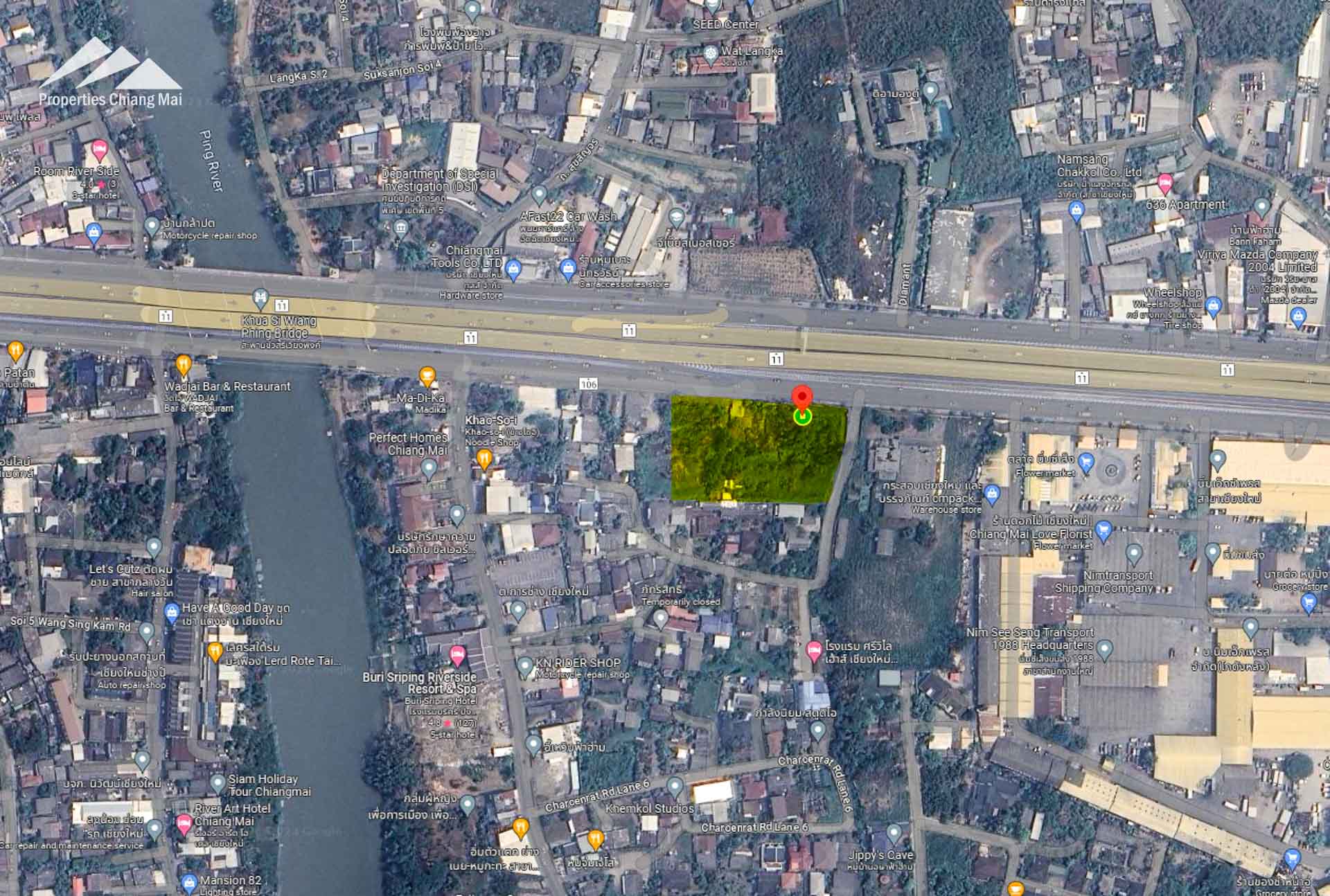 Land For Sale On The Super Highway 11 - Fa Ham, Mueang Chiang Mai - PC-MC001-4