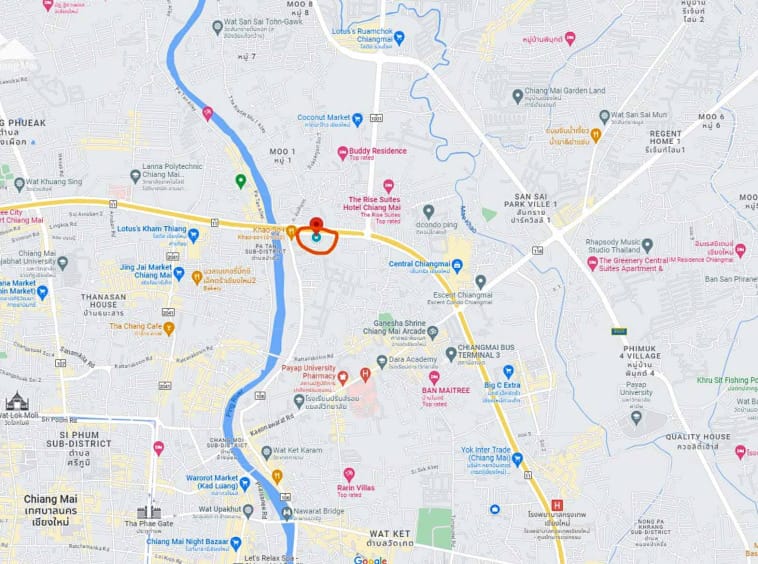 Land For Sale On The Super Highway 11 - Fa Ham, Mueang Chiang Mai - PC-MC001-4