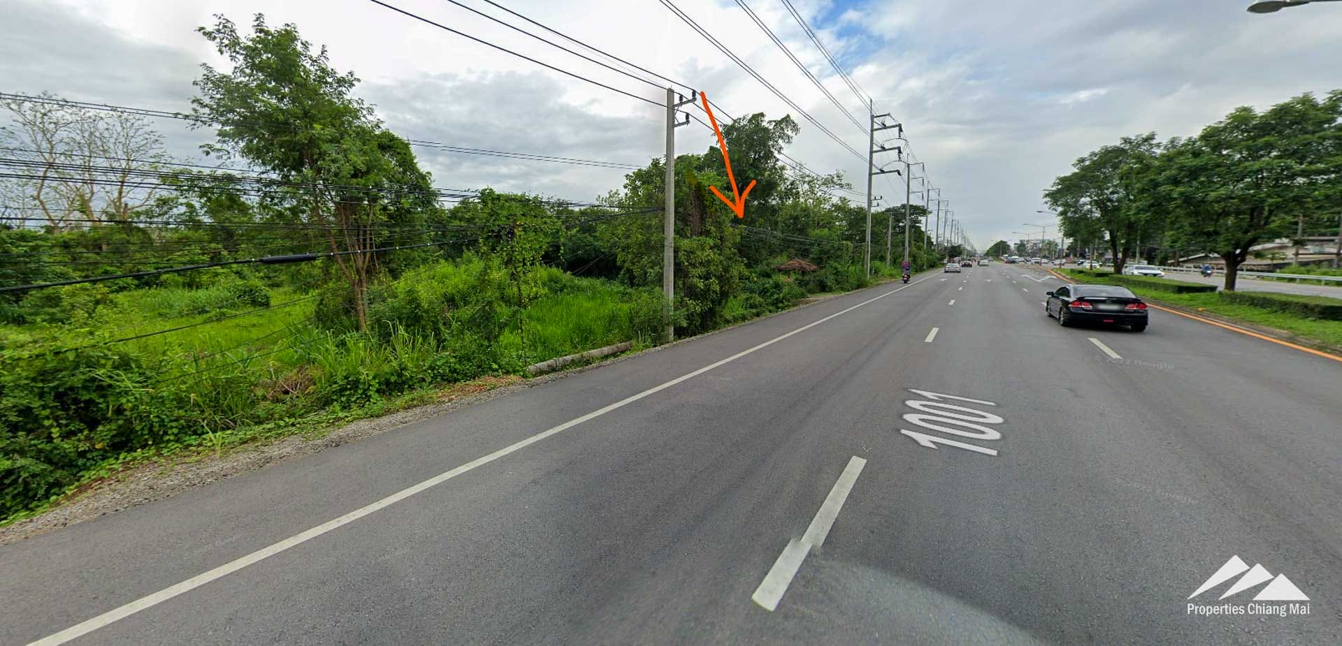 Land For Sale On Hwy 1001 In San Sai, Chiang Mai - PC-SAN004-10351