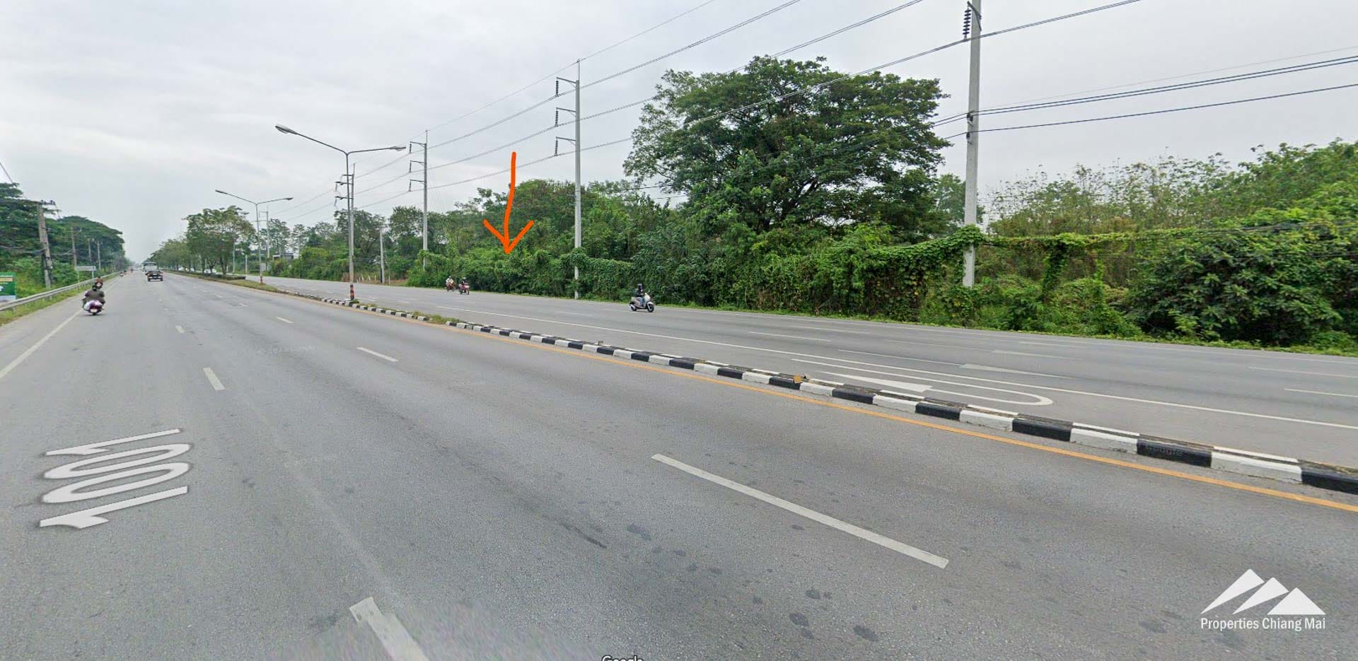 Land For Sale On Hwy 1001 In San Sai, Chiang Mai - PC-SAN004-A