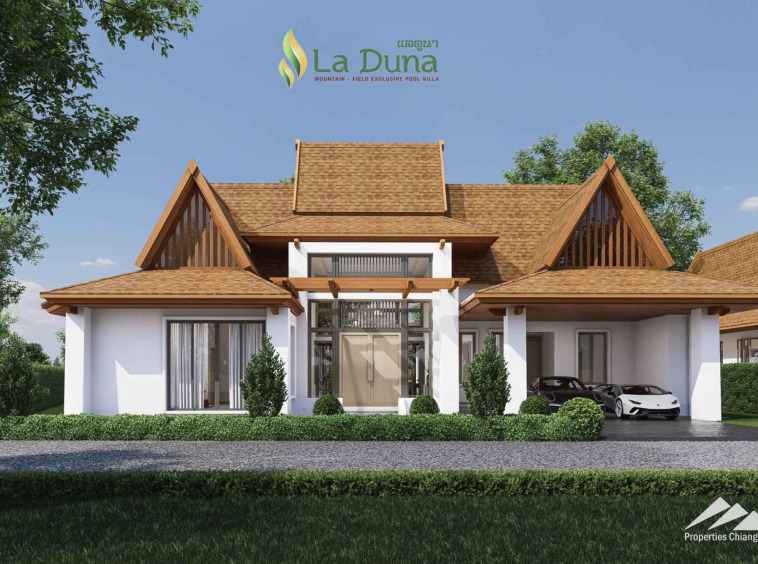 Euro Lanna Pool Villa For Sale In Doi Saket, Chiang Mai - PC-LDELPV