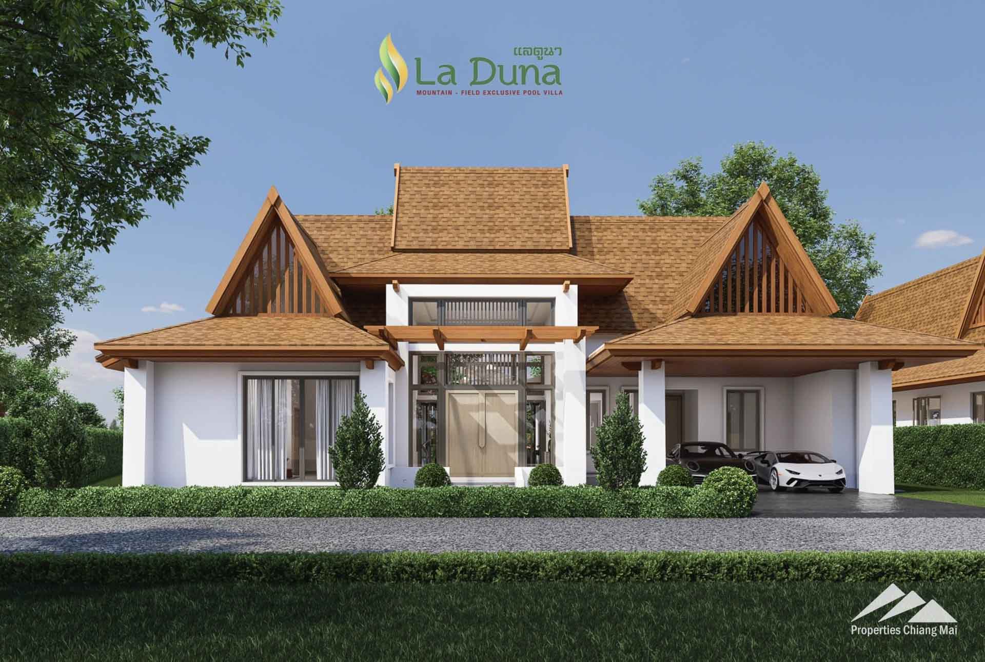 Euro Lanna Pool Villa For Sale In Doi Saket, Chiang Mai - PC-LDELPV