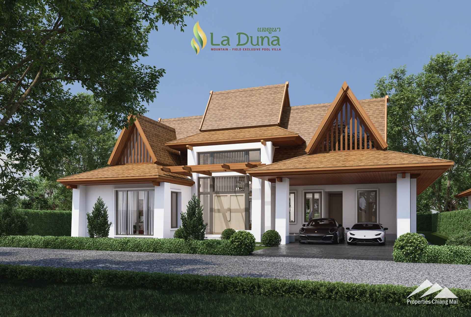 Euro Lanna Pool Villa For Sale In Doi Saket, Chiang Mai - PC-LDELPV