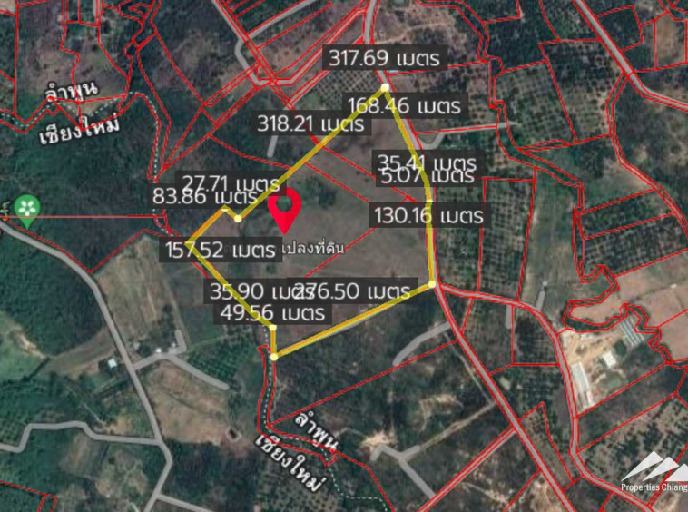 Land For Sale In Lamphun Chiang Mai - PC-LP001