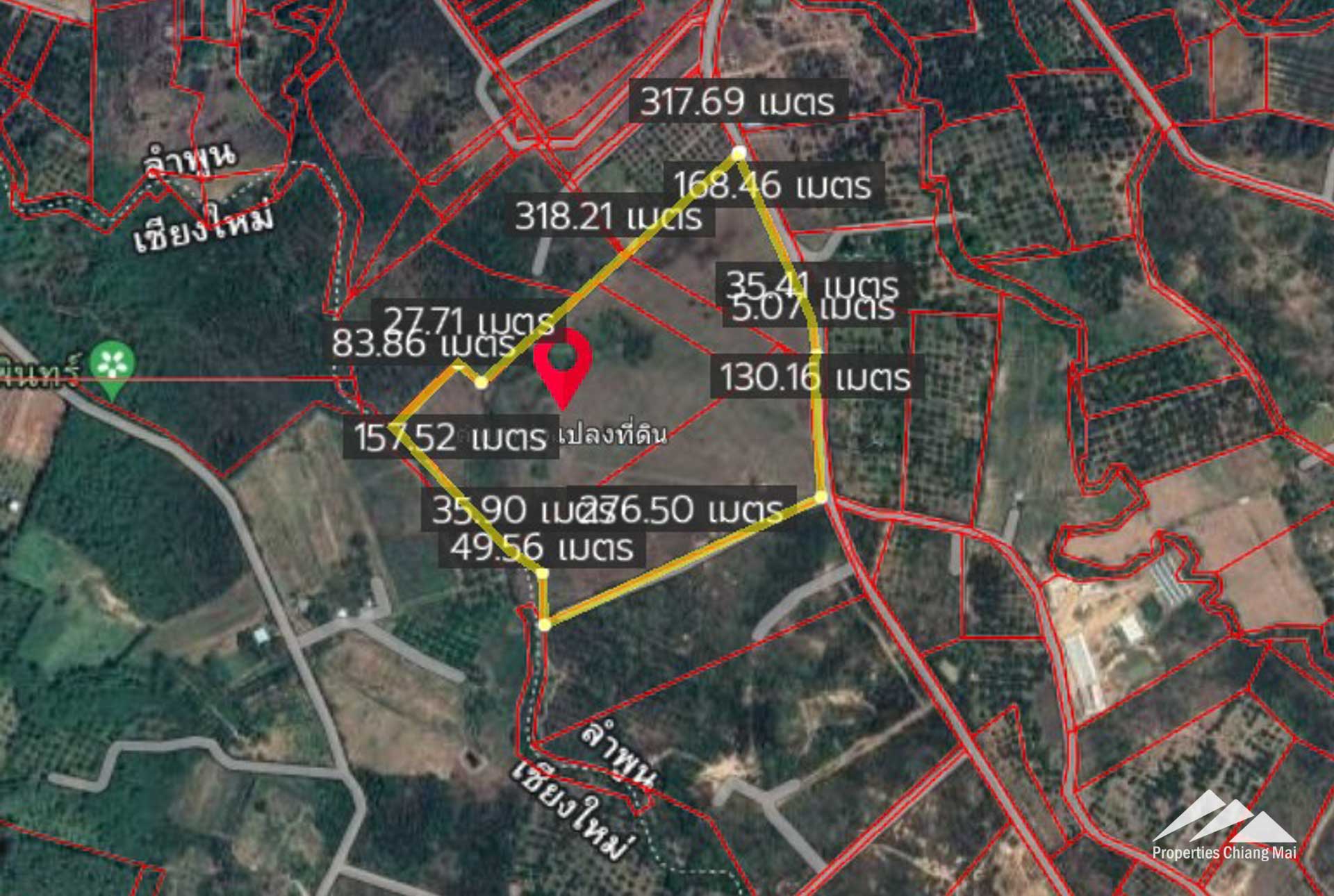 Land For Sale In Lamphun Chiang Mai - PC-LP001