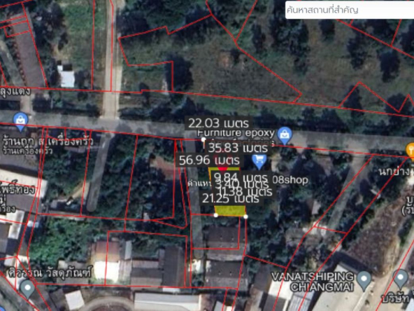 Property id139ls Land for sale in Hangdong 0-3-01Rai near Hang Dong Market-MR-139ls