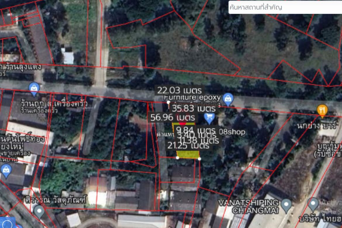 Property id139ls Land for sale in Hangdong 0-3-01Rai near Hang Dong Market-MR-139ls