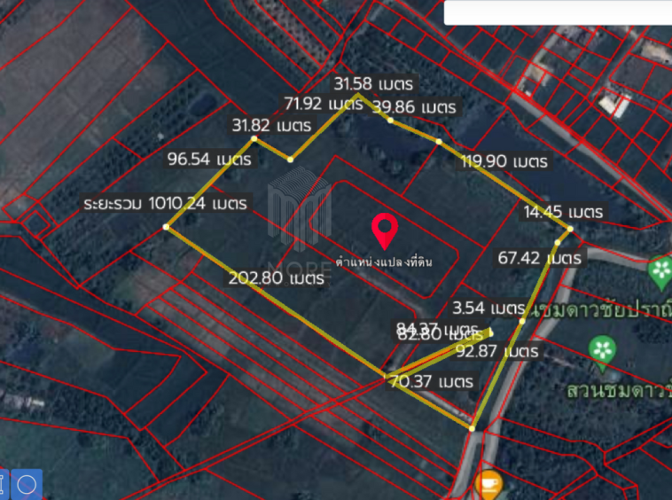 Property ID185LS Land for sale in Hang Dong 24 Rai near Jungle Adventure Park-MR-185LS