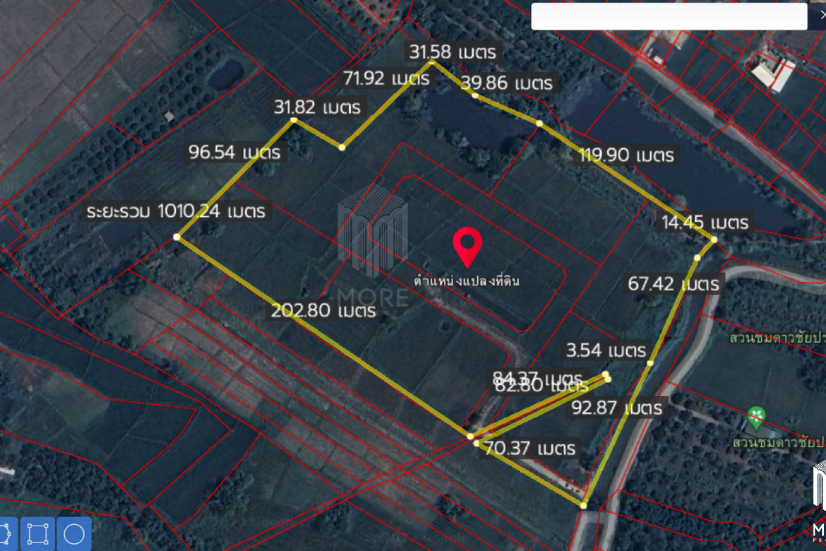 Property ID185LS Land for sale in Hang Dong 24 Rai near Jungle Adventure Park-MR-185LS