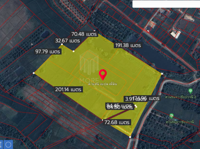 Property ID185LS Land for sale in Hang Dong 24 Rai near Jungle Adventure Park-MR-185LS