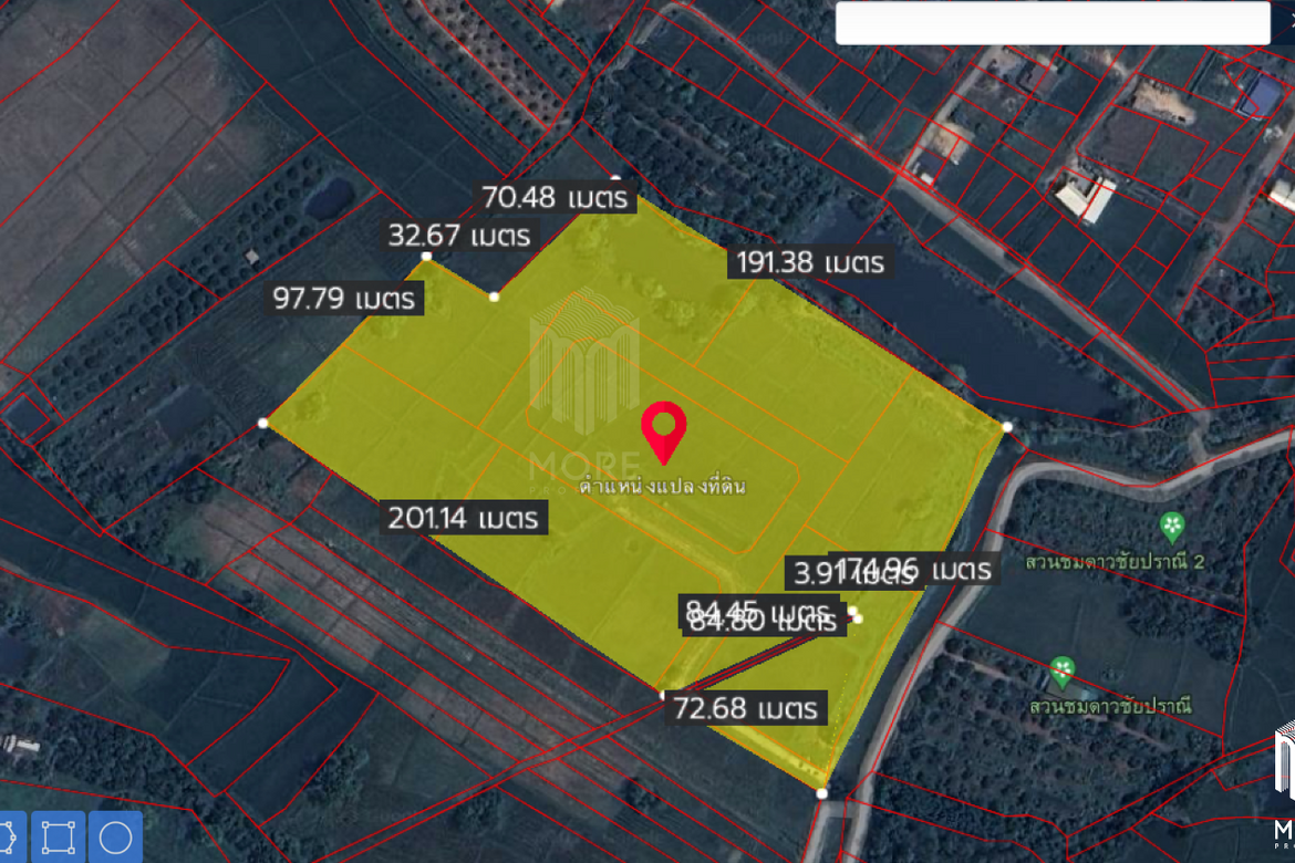 Property ID185LS Land for sale in Hang Dong 24 Rai near Jungle Adventure Park-MR-185LS