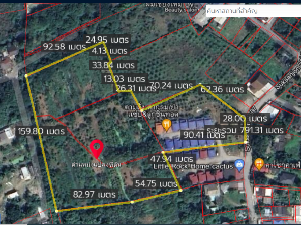 Property id121ls Land for sale in Faham 15-3-90Rai near Central Festival-MR-121ls