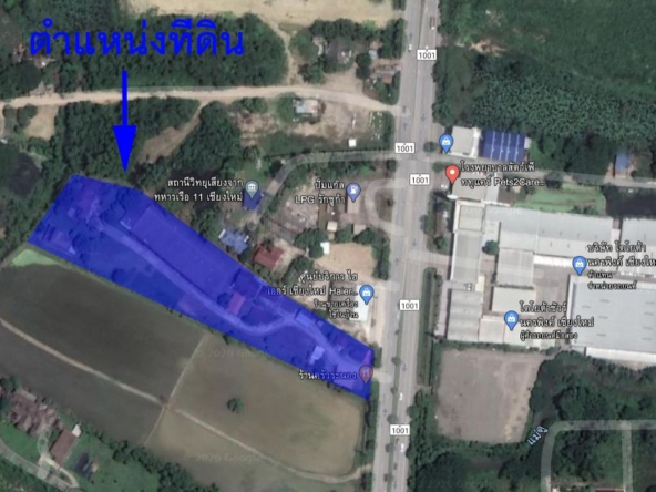 Property id 081ls land for sale 7-1-12 sq.wa. Chiang Mai Province-MR-081LS