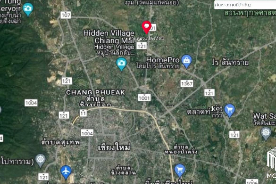 Property id 081ls land for sale 7-1-12 sq.wa. Chiang Mai Province-MR-081LS