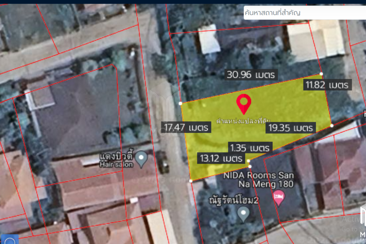 Property id156ls Land for sale in San Sai 0-1-40 Rai near J Space-MR-156ls