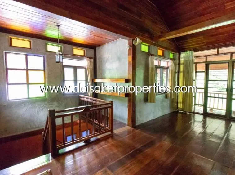 Doi Saket-DSP-(HS195-02) Cool Design House and Coffee Shop on Nearly 4 Rai of Land for Sale in Doi Saket                            