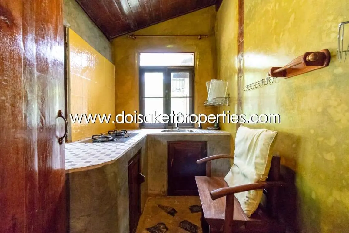 Doi Saket-DSP-(HS195-02) Cool Design House and Coffee Shop on Nearly 4 Rai of Land for Sale in Doi Saket                            