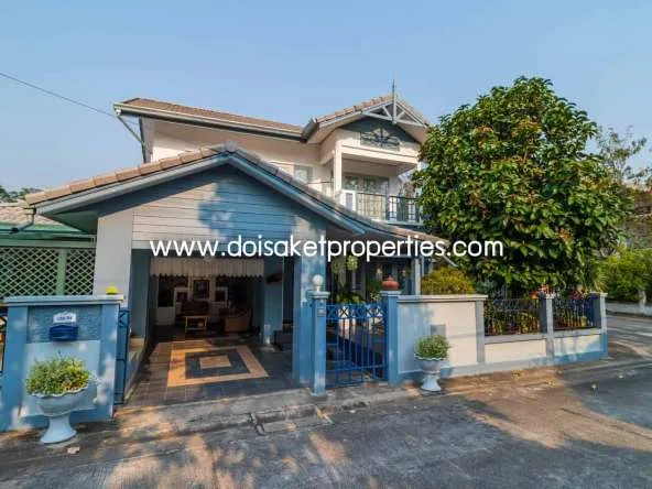 Doi Saket-DSP-(HS291-03) One-of-a-Kind 2-Storey Family Home for Sale in a Moo Ban in Doi Saket