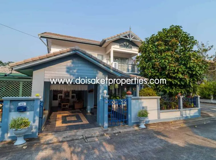 Doi Saket-DSP-(HS291-03) One-of-a-Kind 2-Storey Family Home for Sale in a Moo Ban in Doi Saket