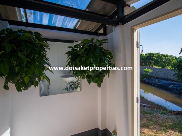 Doi Saket-DSP-(HS320-02) Newer 2-Bedroom House for Sale in a Quiet and Rural Location near Mae Kuang Dam in Luang Nuea