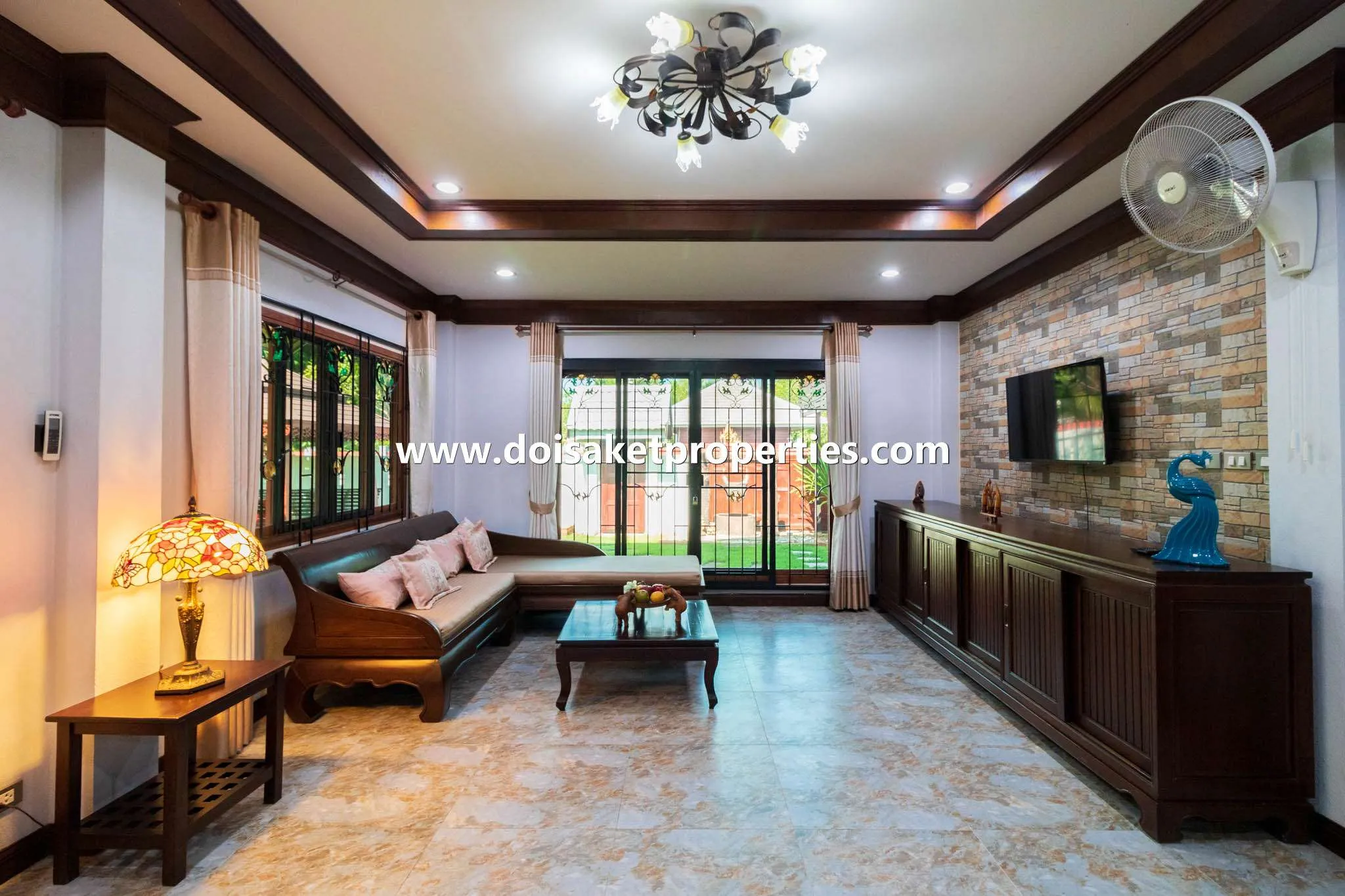 Doi Saket-DSP-(HS327-02) Lovely 2-Bedroom Home with Pretty Grounds in a Great Location for Sale in Choeng Doi