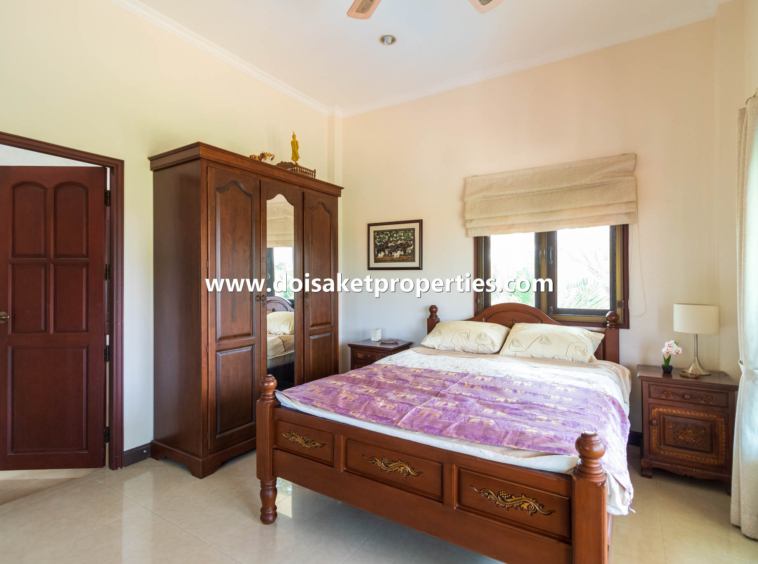 Doi Saket-DSP-(HS332-04) Outstanding 4-Bedroom Family Home with Swimming Pool for Sale in Luang Nuea