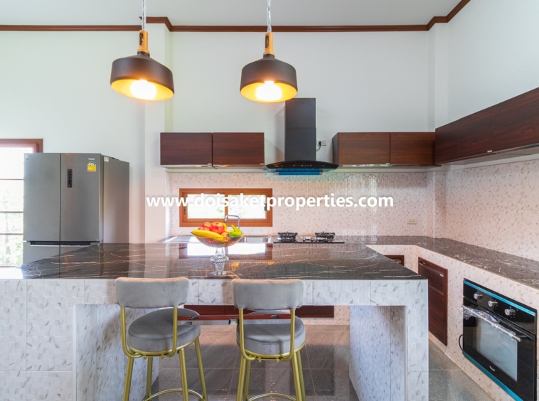 Doi Saket-DSP-(HS347-04) New Modern-Style Home with Swimming Pool and Views for Sale in Choeng Doi