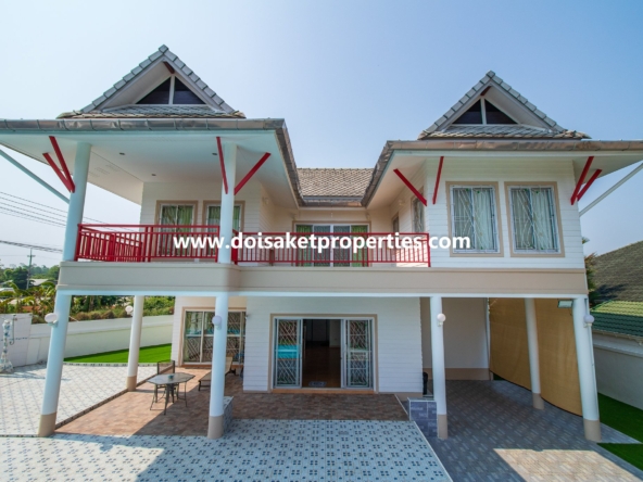 Doi Saket-DSP-(HS349-03) 3-Bedroom Family Home with Swimming Pool for Sale in Talat Kwan