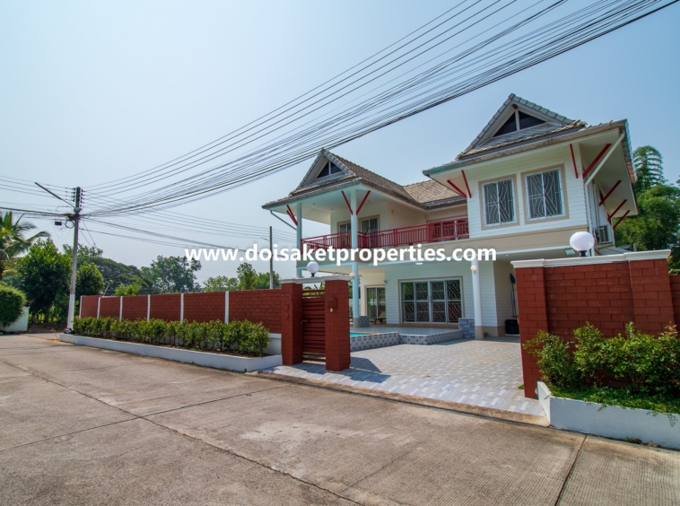 Doi Saket-DSP-(HS349-03) 3-Bedroom Family Home with Swimming Pool for Sale in Talat Kwan