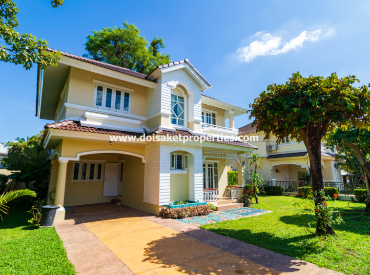 Doi Saket-DSP-(HS358-03) Nice 3-Bedroom Family Home for Sale in San Pu Loei