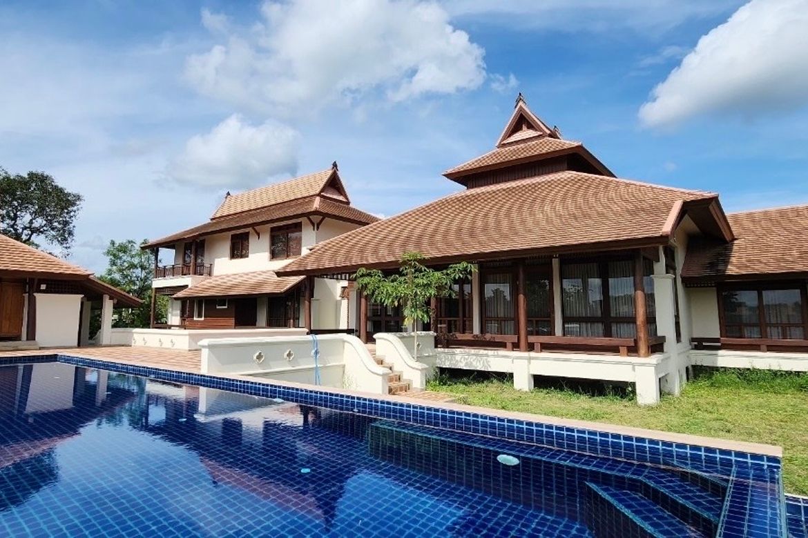 Lanna modern house with a private pool for sale in Doi Saket-P-PHS994