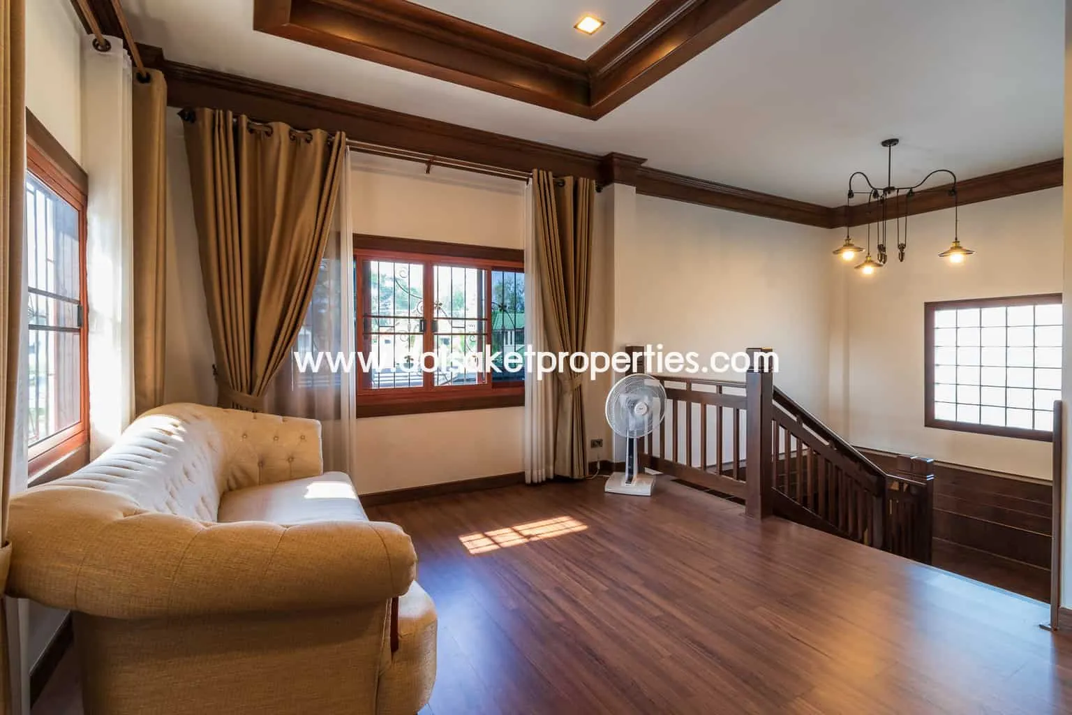 San Sai-DSP-(HS210-04) Gorgeous 2 Storey Home with Swimming Pool for Sale in a Moo Baan in San Na Meng