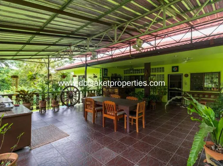 San Sai-DSP-(HS302-03) 3-Bedroom House on a Beautiful Plot of Land for Sale in San Pa Pao