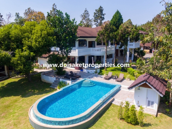 Doi Saket-DSP-(HS326-05) Incredible Luxury Estate Property on 5+ Rai for Sale in Doi Saket