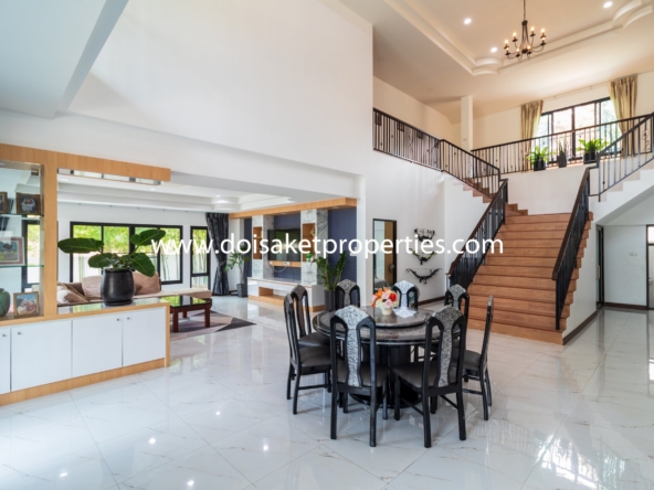 San Sai-DSP-(HS312-05) Incredible 5+ Bedroom Home with Swimming Pool for Sale near Maejo University in San Sai