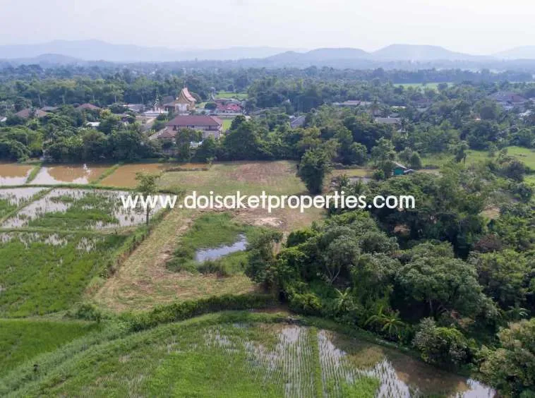 Doi Saket-DSP-(LS324-03) Land with Beautiful Views Close to the Main Road For Sale in Doi Saket