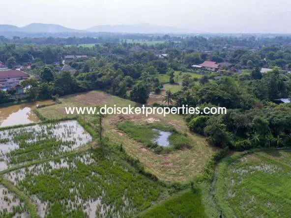 Doi Saket-DSP-(LS324-03) Land with Beautiful Views Close to the Main Road For Sale in Doi Saket