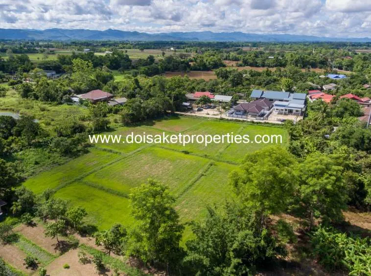 Doi Saket-DSP-(LS335-04) Large 4 Rai Plot of Land for Sale in Pa Pong