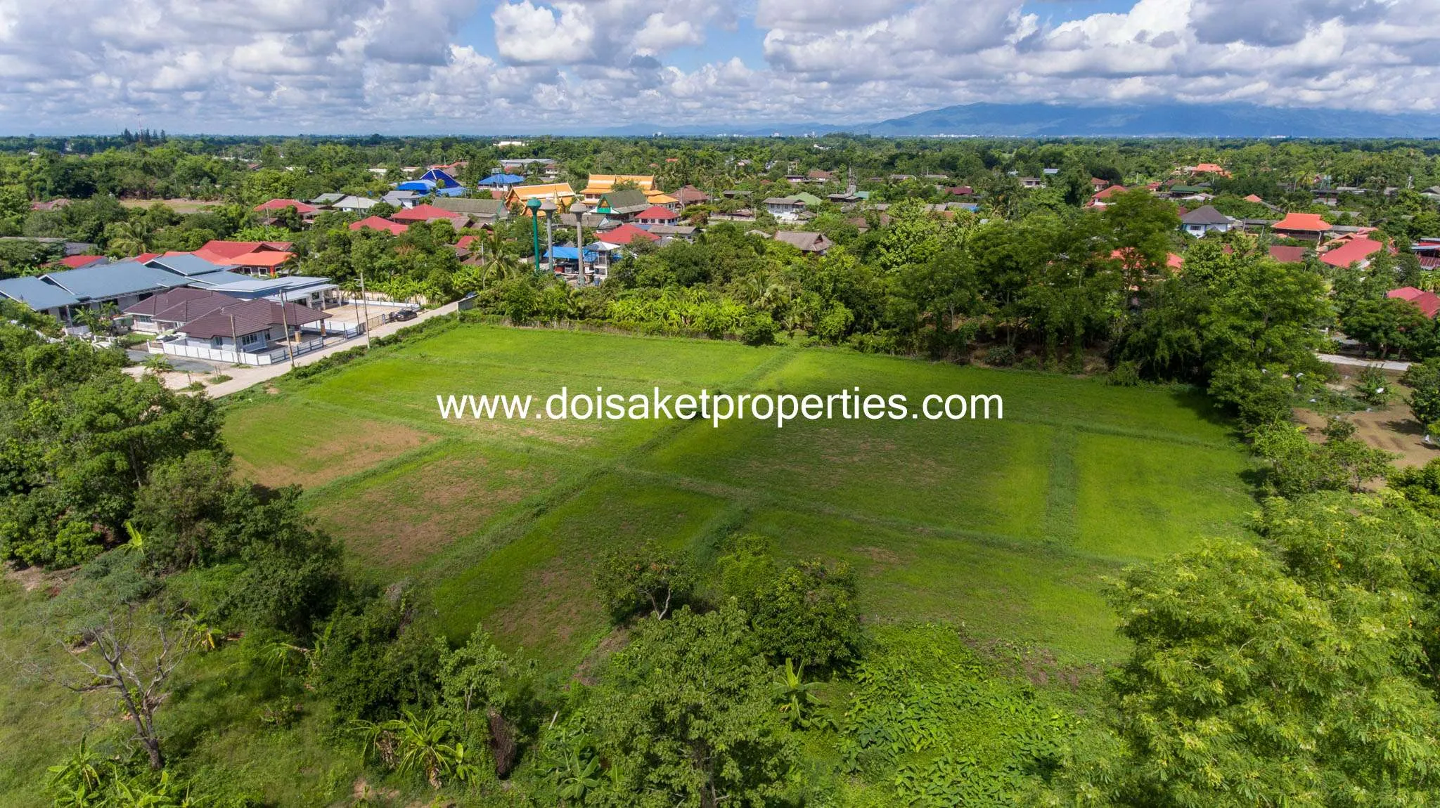 Doi Saket-DSP-(LS335-04) Large 4 Rai Plot of Land for Sale in Pa Pong