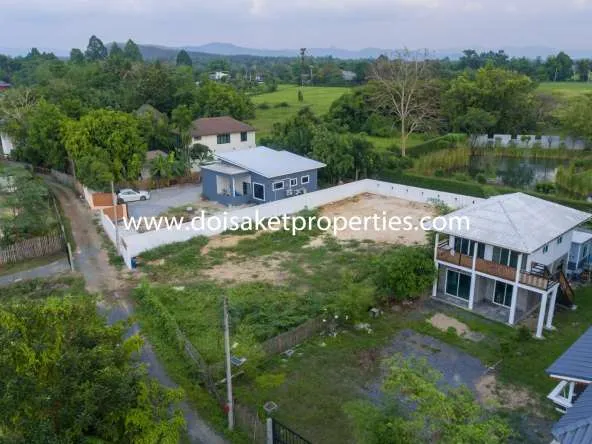 Doi Saket-DSP-(LS349-00) Excellent Half-Rai Ready-to-Build Plot of Land  for Sale in Choeng Doi