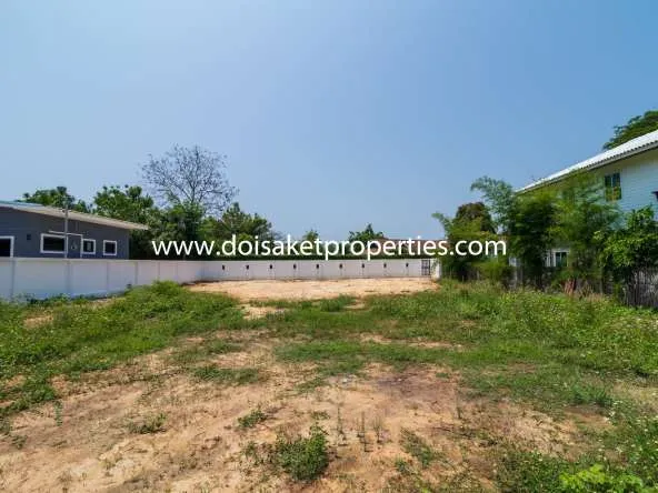 Doi Saket-DSP-(LS349-00) Excellent Half-Rai Ready-to-Build Plot of Land  for Sale in Choeng Doi