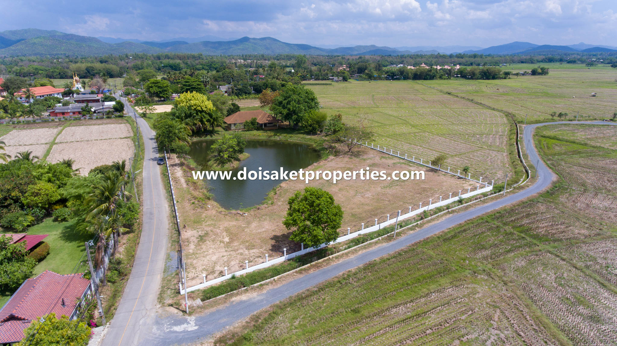 Doi Saket-DSP-(LS363-02) Almost 3 Rai of Ready-to-Build Land with Incredible Views for Sale in a Great Location in Luang Nuea