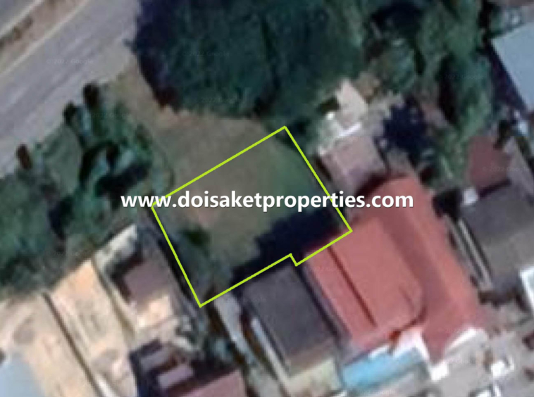 Doi Saket-DSP-(LS374-00) Great Plot of Commercial Land on the 118 Road for Sale in Choeng Doi