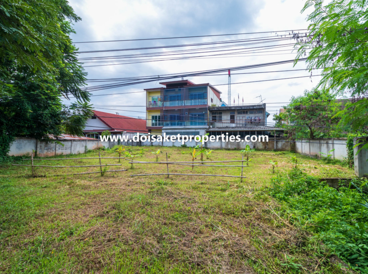 Doi Saket-DSP-(LS374-00) Great Plot of Commercial Land on the 118 Road for Sale in Choeng Doi