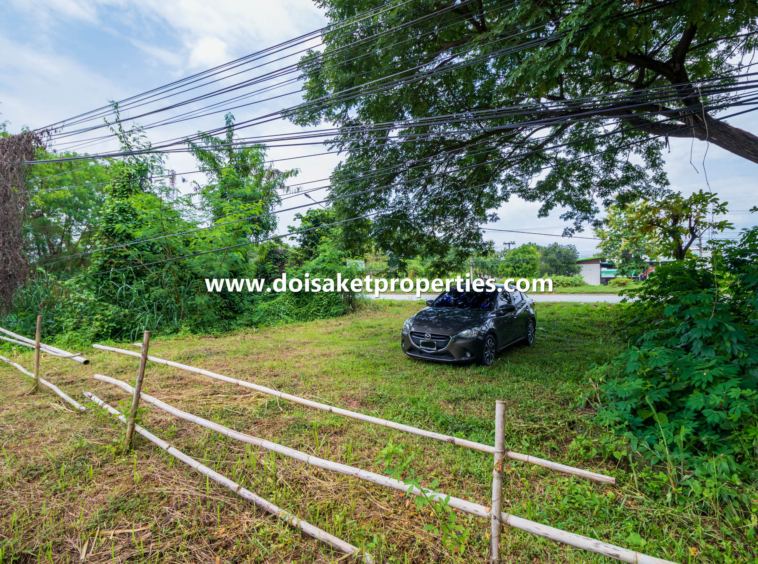 Doi Saket-DSP-(LS374-00) Great Plot of Commercial Land on the 118 Road for Sale in Choeng Doi