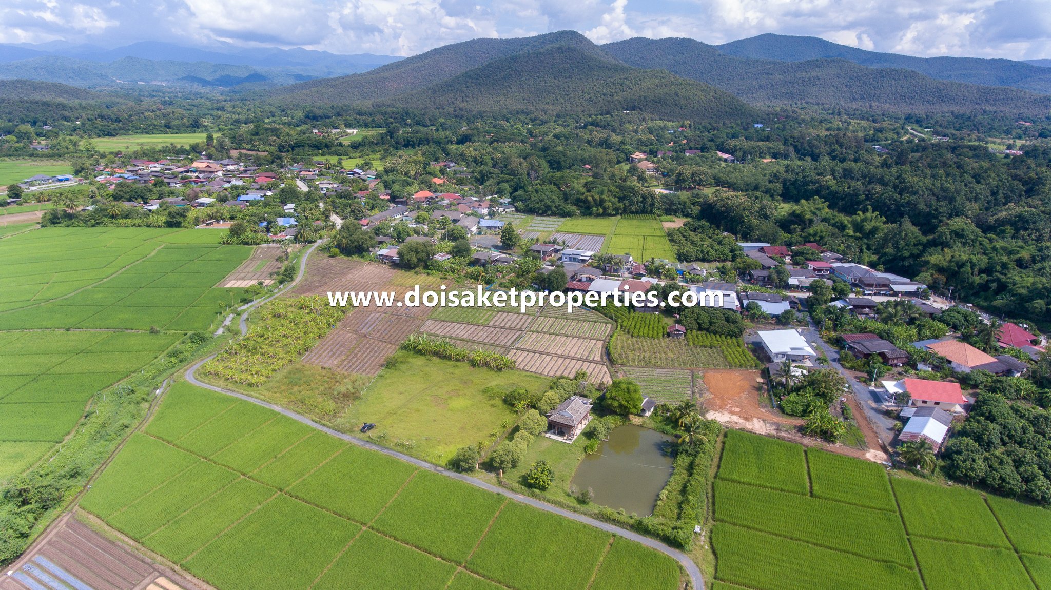 Doi Saket-DSP-(LS375-01) 1 ½ Rai of Nice Land with Good Views for Sale in Mae Pong