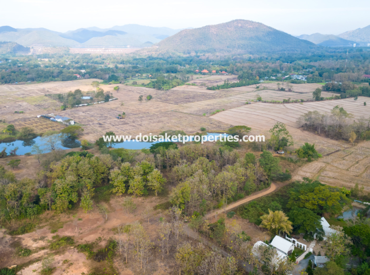 Doi Saket-DSP-(LS390-19) Great 19.5+ Rai Plot of Land for Sale in Luang Nua