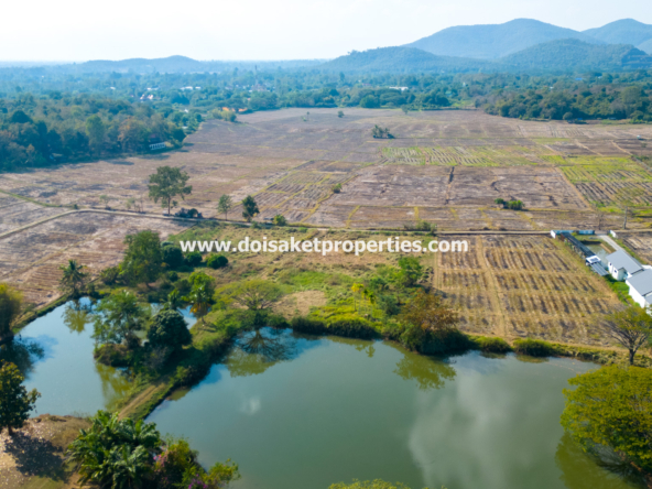 Doi Saket-DSP-(LS392-68) Amazing 68+ Rai Plot of Land with Stunning Views for Sale in Luang Nua