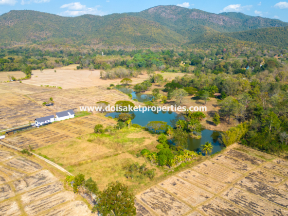 Doi Saket-DSP-(LS392-68) Amazing 68+ Rai Plot of Land with Stunning Views for Sale in Luang Nua