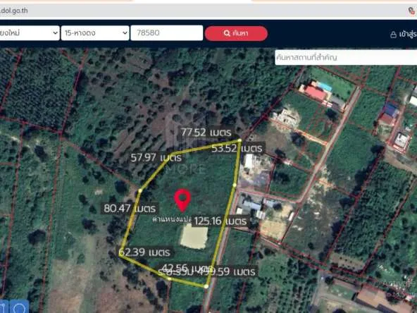 Property id174ls Land for sale in Hangdong 9-0-49Rai near Grand Canyon Water park-MR-174LS